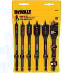 Heavy Duty Wood Boring Spade Bit Set (6-Piece)