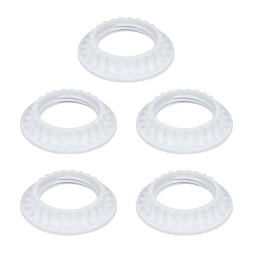 Light Socket Shade Rings for Medium Base E26 Sockets，Threaded Socket Ring，Retaining Rings for Glass Lamp Shades/Light Fixtures