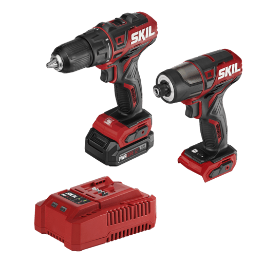Brushless 12V Drill Driver & Impact Driver Kit