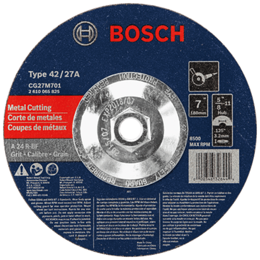 4-1/2 in. Type 27 30-grit long-life grinding/metal-cutting abrasive wheel (25 pack)