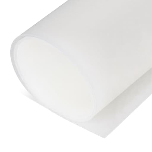 - Translucent Silicone Sheet, 50A Durometer Rubber Sheet, Semi Clear Silicone, Resistant -80 to 450°F, Food-Grade Silicone Placemat, 450% Elongation, Made in The USA, 1/32 x 9” x 12”