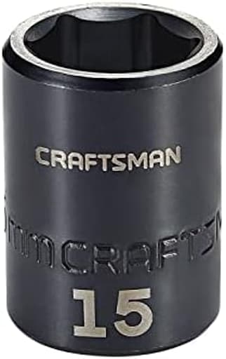 3/8-in Drive 15mm Metric Impact Shallow Socket