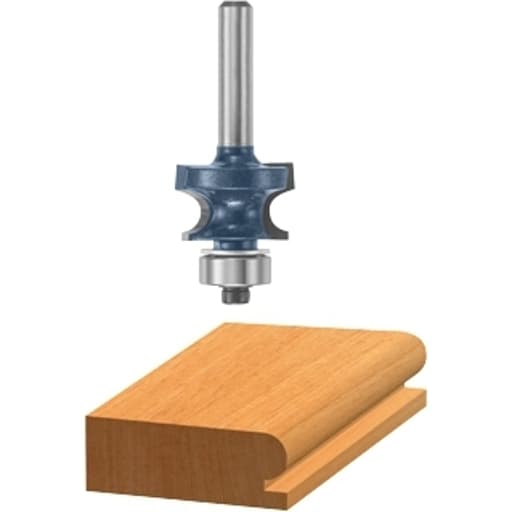 1/8 in x 9/16 in Carbide-tipped Edge Beading Bit