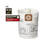 General Purpose Wet/Dry Vac Dust Collection Bags for 16 and 20 Gal. Wet/Dry Vacs