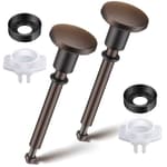 2 Set Tub Spout Diverter Repair Kit, Includes 2 x Diverter Valve Stems, 2 x Cup Seals and 2 x Gates, Bathroom Shower Bathtub Leaky Faucet Repair Replacement Parts