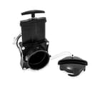 Camper/RV Gate Valve - Features Built-In 3.5-Inch Clear Adapter & 4 Bayonet Prongs - Fits 3-Inch Sewer Fittings & Connects Easily to RV Drain Pipe