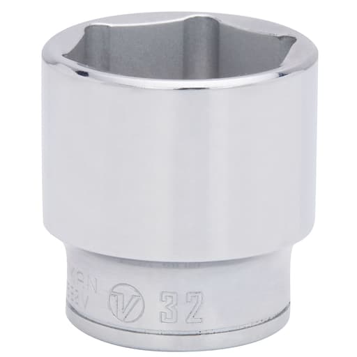 1/2 Dr 6-Point Shallow Socket