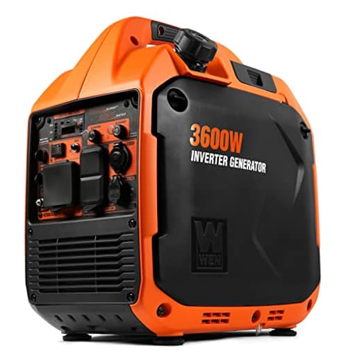 3600-Watt Portable Inverter Generator, RV-Ready, Quiet and Lightweight with Fuel Shut Off