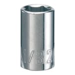 1/4-in Drive 11/32-in 6 Point SAE Shallow Socket