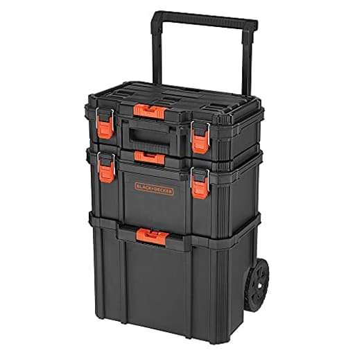 by BLACK+DECKER BLACK+DECKER BDST60500APB Stackable Storage System - 3 Piece Set