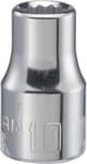 1/2-in Drive 10mm 12 Point Shallow Socket