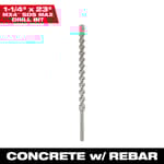 4-Cutter SDS Max Rotary Hammer Drill Bit