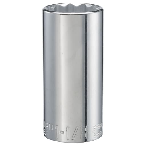 1/2-in Drive 1-1/8-in 12 Point SAE Deep Socket