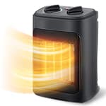 Space Heater, 1500W Electric Heaters Indoor Portable with Thermostat, PTC Fast Heating Ceramic Room Small Heater with Heating and Fan Modes for Bedroom, Office and Indoor Use