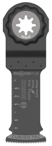 1-1/4 In. StarlockPlus Oscillating Multi-Tool Carbide Plunge Cut Blade