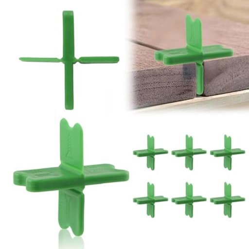 8Pcs ABS Deck Spacer Tool with 4 Thicknesses 1/16", 1/8", 3/16", 1/4", Decking Board Jig Spacers Clamp, Deck Spacers Assorted for Pressure Treated Composite Decking