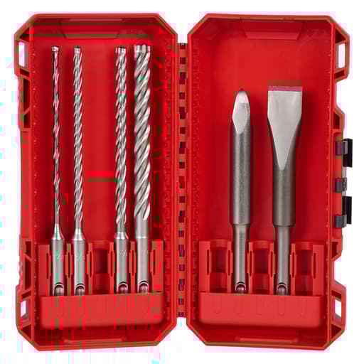 SDS Plus 4-Cutter Chisel Kit
