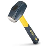 Sure Strike Drilling/Crack Hammer - 3-Pound Sledge with Fiberglass Handle & No-Slip Cushion Grip - MRF3LB