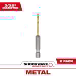 3/32 in. Titanium SHOCKWAVE Drill Bit