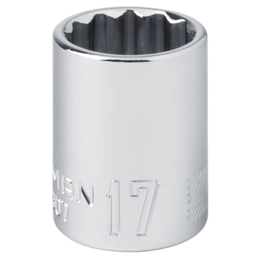 Socket 3/8Dr 17Mm12Ptdp