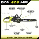 40V HP Brushless 18" Chainsaw Kit