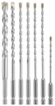 7 pc. Hex Shank Hammer Drill Masonry Bit Set