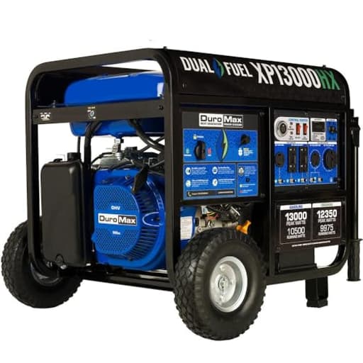 XP13000HX 13,000-Watt Dual Fuel Portable Generator - Gas & Propane, Electric Start, Whole Home Power Backup, Transfer Switch Ready, RV & Emergency Ready
