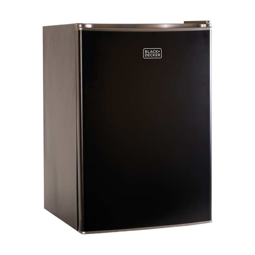 2.5 Cu. Ft. Energy Star Refrigerator with Freezer (Black)