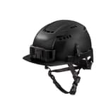 Black Front Brim Vented Safety Helmet