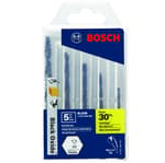 5 Piece Impact Tough Black Oxide Drill Bit Set