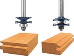Ogee stile and rail router bit set