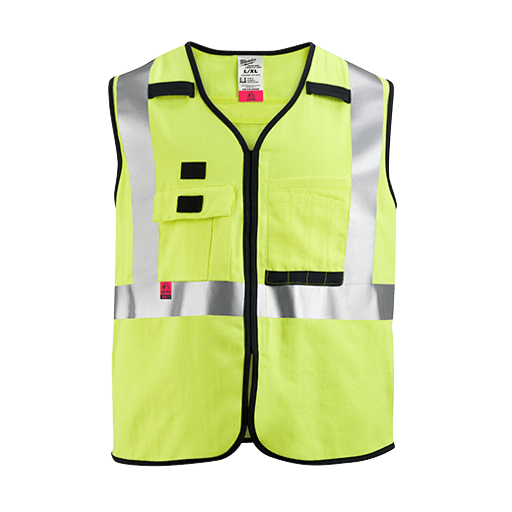 High Visibility Yellow Safety Vest - S/M