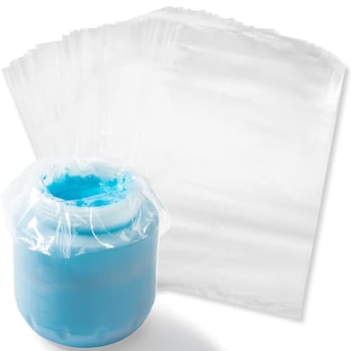 50Pcs Paint Sprayer Cup Liners,7.8‘’ X 11.8‘’ Paint Sprayer Bags, Gun Cup Can Liner,Sprayer Accessory,Easy Color and Material Changes