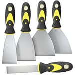 5Pcs Putty Knife, Set, 1" 2" 3" 4" 5" Scraper, Spackle Knife, Paint Scraper, Scraper Tool, No Rusting, Perfect For Repairing Drywall, Removing Wallpaper, Mud, Plaster Scraping