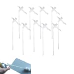 10Pcs Spray Foam Tubes Nozzle, Gap Filling Insulating Foam Spray Replacement Tube, DIY Foams Spray Accessory for DIY Spray Foam Clear