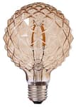 Vintage LED Edison Bulb G30 4W Dimmable LED Filament Bulb Globe Pineapple Shaped Light Bulb 2300K Warm White E26 400LM Equivalent 40W Incandescent