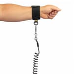 Coiled Tool Lanyard, 2 lbs capacity