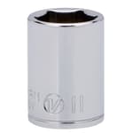 1/4 Dr 6-Point Shallow Socket