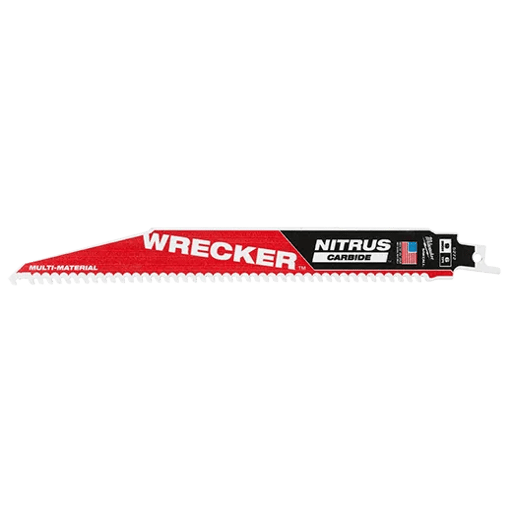 Wrecker with Nitrus Carbide Sawzall Blade