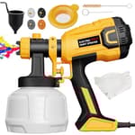 Paint Sprayer - 700W HVLP High Power Electric Spray Paint Gun with Adjustable Spray Width, 4 Nozzles & 3 Patterns, 40 Fl Oz Container, Easy to Clean, for Furniture, House, Fence, Walls, Etc.