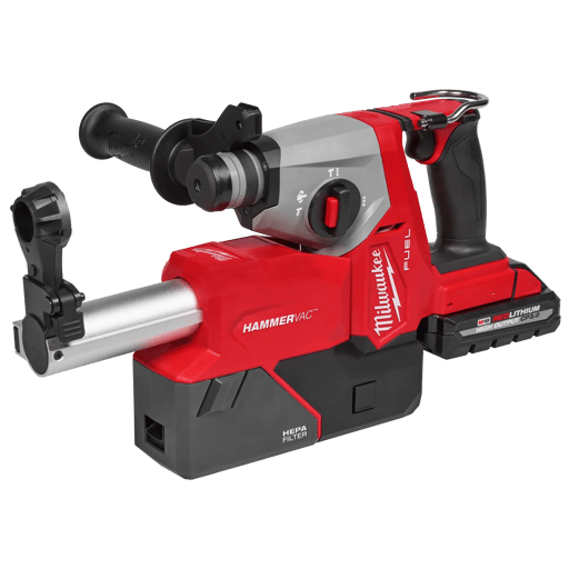 M18 FUEL 5/8" SDS Plus Rotary Hammer with Dust Extractor Kit