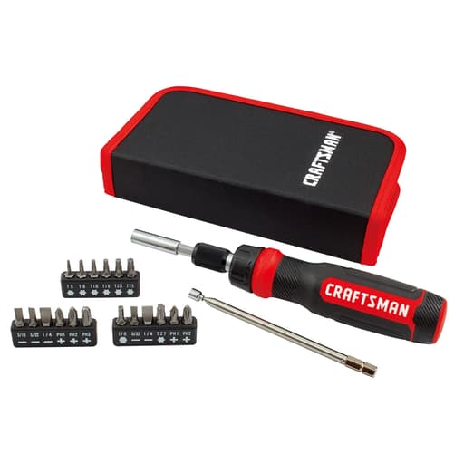 26 Piece Ratcheting Multi-Bit Screwdriver