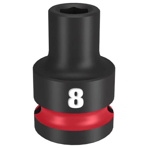 Impact Duty 1/2" Drive 8MM Standard 6 Point Socket