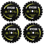7-1/4" x 24T Carbide Teeth Thin Kerf Circular Saw Blade Set