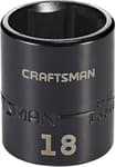 3/8-in Drive 18mm Metric Impact Shallow Socket
