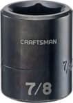 1/2-in Drive 7/8-in SAE Impact Shallow Socket