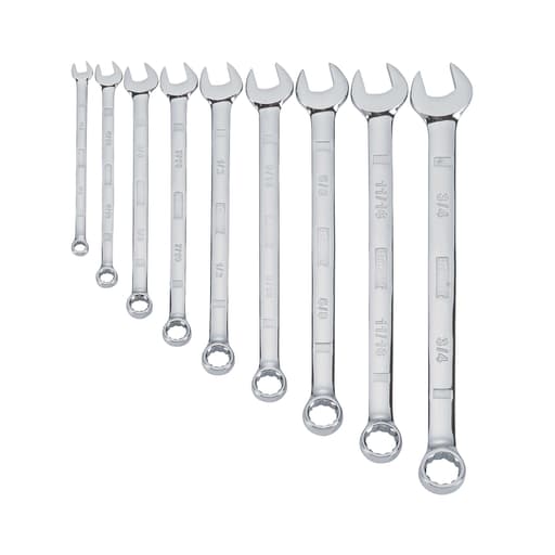 9 Piece Combination Wrench Set