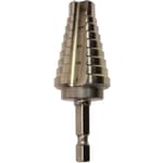 1/2" - 1" H.S.S. Step Drill Bit, 1/4" Hex Shank