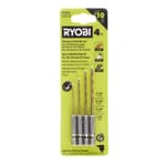 Hex Shank Pilot Titanium Drill Bit Set (4 PC.)