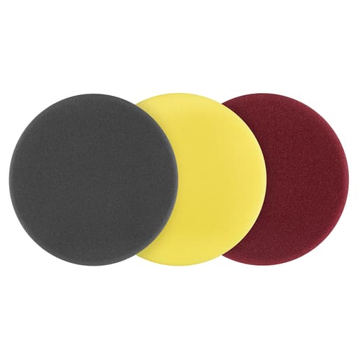 3 PC. 5" Foam Dual Action Polisher Variety Pad Set